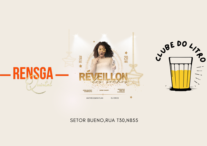 Réveillon Clube do litro Rensga Quintal